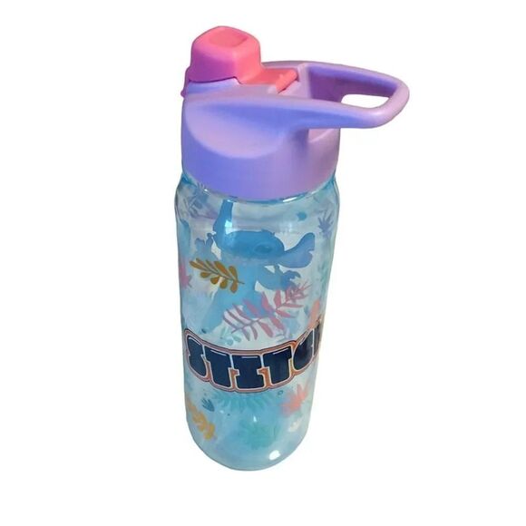 Disney STITCH Colorful Water Bottle and 3 Pairs No Show Socks Bundle NWT - Picture 5 of 16